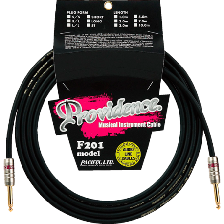 Cable jack guitare Providence Rock F201 3m