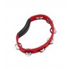 Tambourin à main Meinl demi-lune rouge acier