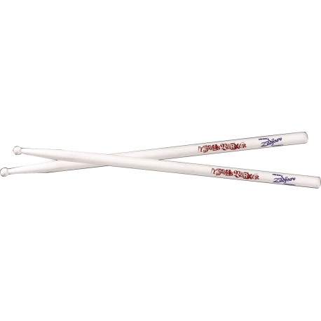 Baguettes de batterie Zildjian Travis Barker blanches
