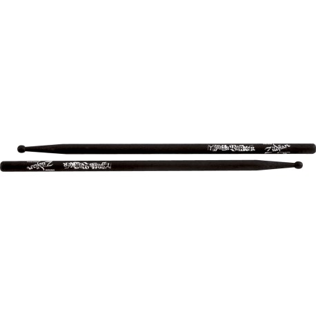 Baguettes de batterie Zildjian Travis Barker noires