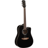 Guitare folk électro Eko Ranger 6 Black