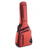 Housse guitare folk Premium 20 rouge