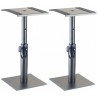 Paire de supports monitoring bas réglables Stagg