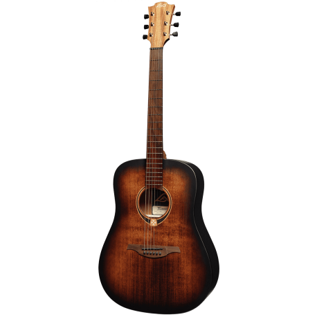 Guitare folk Lag Tramontane T70 Dreadnought Black & Brown