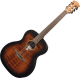 Guitare folk nylon Lag Tramontane TN70 Black & Brown