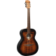 Guitare folk nylon Lag Tramontane TN70 Black & Brown