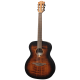 Guitare folk nylon Lag Tramontane TN70 Black & Brown