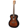 Guitare folk nylon Lag Tramontane TN70 Black & Brown