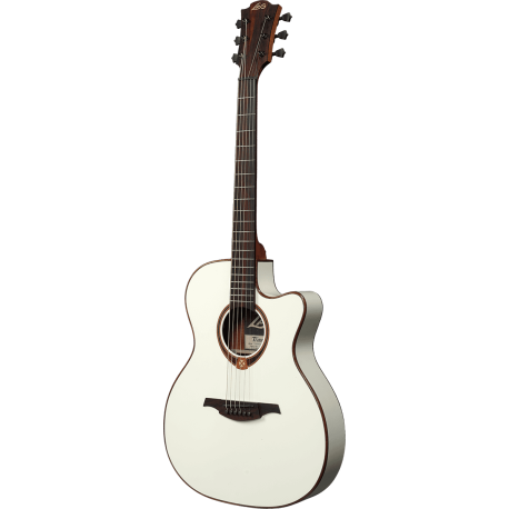Guitare électro Lag Tramontane T118 auditorium slim ivory