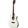 Guitare électro Lag Tramontane T118 auditorium slim ivory