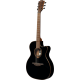 Guitare électro Lag Tramontane T118 auditorium slim Black