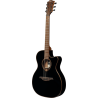 Guitare électro Lag Tramontane T118 auditorium slim Black