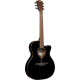 Guitare électro Lag Tramontane T118 auditorium slim Black