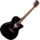 Guitare électro Lag Tramontane T118 auditorium slim Black