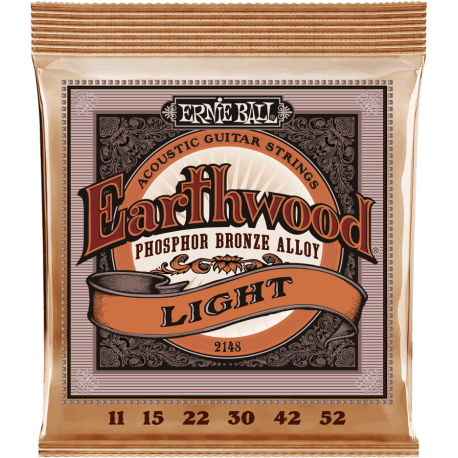 Cordes acoustique Ernie Ball Earthwood PB 11-52