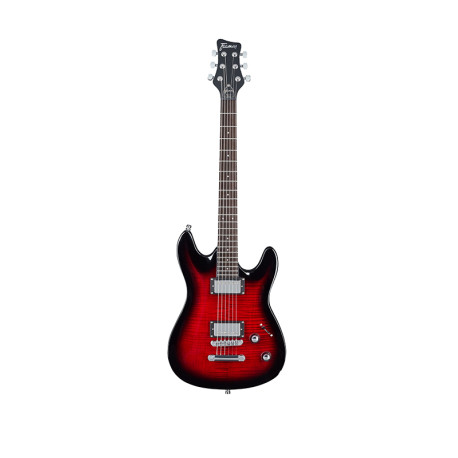 Guitare électrique Framus D-Series Diablo Supreme Burgundy Blackburst