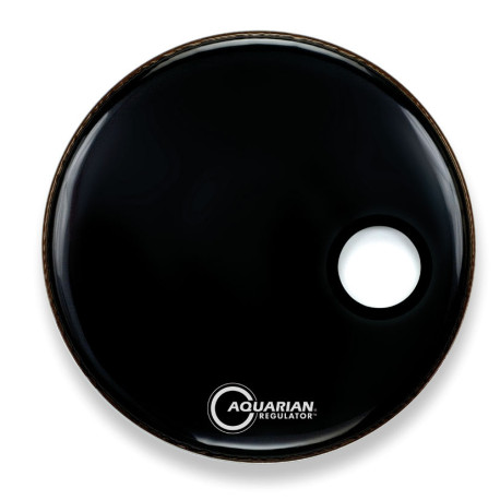 Peau de résonnance 22 Aquarian Regulator noire