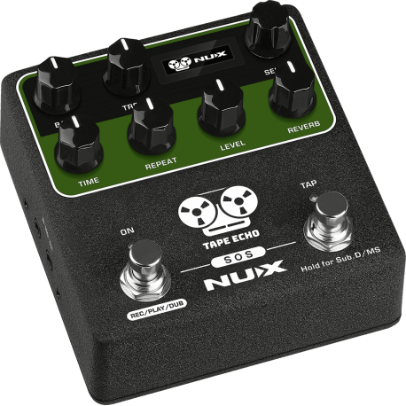 Pédale Nux Tape Echo + Reverb VERTUGO DELAY