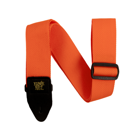 Sangle guitare Ernie Ball polypropylene orange