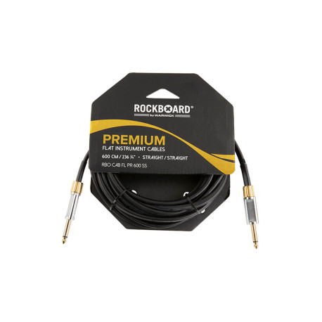 Cable Jack droit extra plat RockBoard 6m