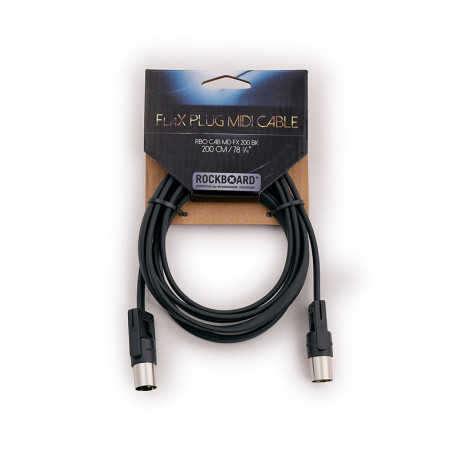 Câble MIDI Rockboard FlaX Plug 2 metre