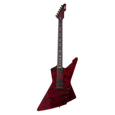 Guitare Schecter Apocalypse E-1 chevalet fixe Red Reign