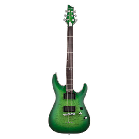 Guitare Schecter C-1 Platinum Satin Green Burst