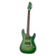 Guitare Schecter C-1 Platinum Satin Green Burst