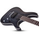 Guitare Schecter C-1 Platinum See Thru Black Satin