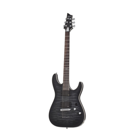 Guitare Schecter C-1 Platinum See Thru Black Satin