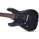 Guitare Schecter C-6 Deluxe gaucher Satin Black