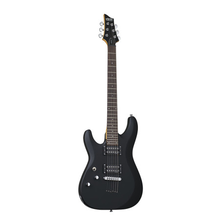 Guitare Schecter C-6 Deluxe gaucher Satin Black