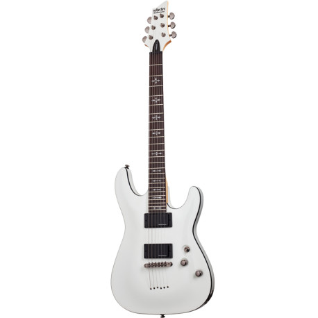 Guitare Schecter Demon 6 - Vintage White