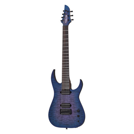 Guitare Schecter Keith Merrow KM-7 MK-III Pro Bolt-on - Blue Crimson Pearl