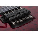 Guitare Schecter Omen Elite 6 Floyd Rose gaucher - Black Cherry Burst
