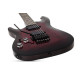 Guitare Schecter Omen Elite 6 Floyd Rose gaucher - Black Cherry Burst