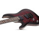 Guitare Schecter Omen Elite 6 Floyd Rose gaucher - Black Cherry Burst