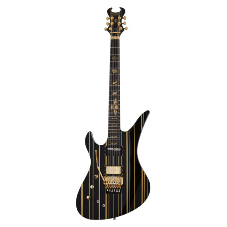Guitare Schecter Synyster Gates Custom Floyd Sustainiac gaucher - Black Gold