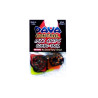 Sachet combo de 6 mediators Dava Jazz Grip Delrin Nylon et Gel