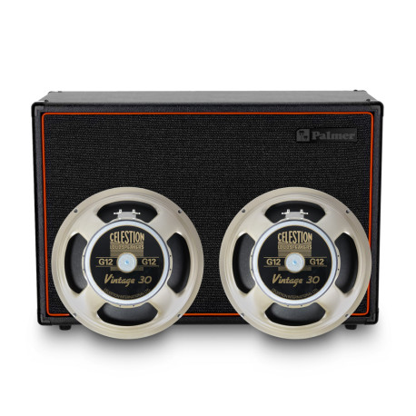 Baffle guitare Palmer 2x12 X Vintage 30 8/16 ohms fermé