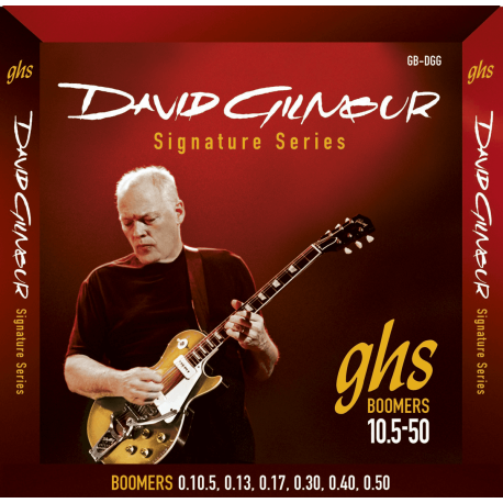 Cordes électrique GHS signature David Gilmour - Rouge 10,5-13-17-30-40-50