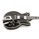 Guitare hollow body Hagstrom Alvar Black Gloss