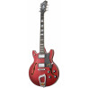 Guitare hollow body Hagstrom Alvar Wild Cherry Transparent