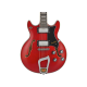 Guitare hollow body Hagstrom Alvar Wild Cherry Transparent