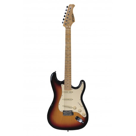 Guitare électrique Prodipe ST80 maple Sunburst