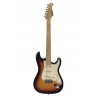 Guitare électrique Prodipe ST80 maple Sunburst