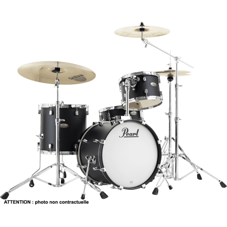 Batterie Pearl Decade Jazz 18" 4 fûts - Satin Slate Black
