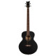 Basse acoustique Ortega Deep D7E satin noir