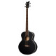 Basse acoustique Ortega Deep D7E satin noir