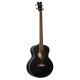 Basse acoustique Ortega Deep D7E satin noir